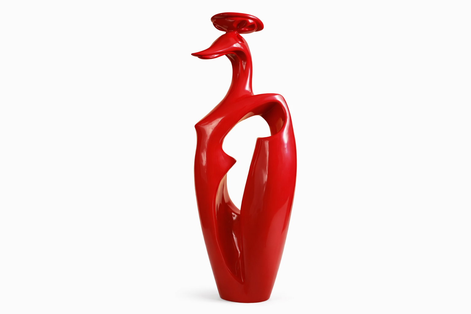 Fluid Presence – Abstract Plastic Sculpture by Nadien Nasr