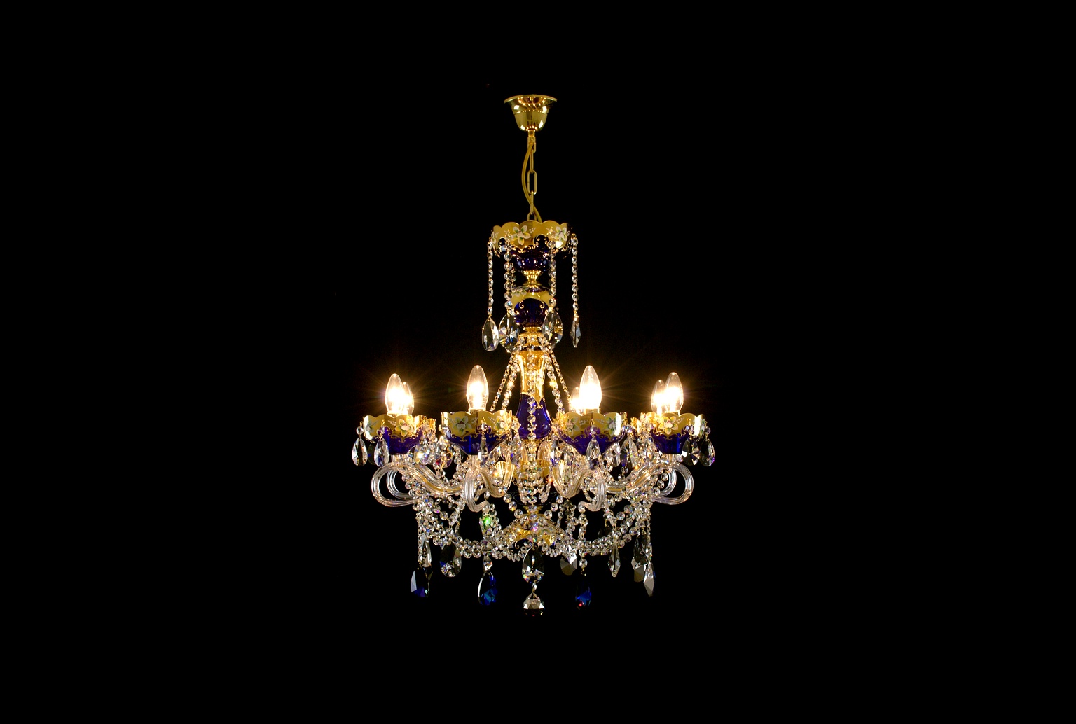 Amore 8 — Chandelier (Blue)