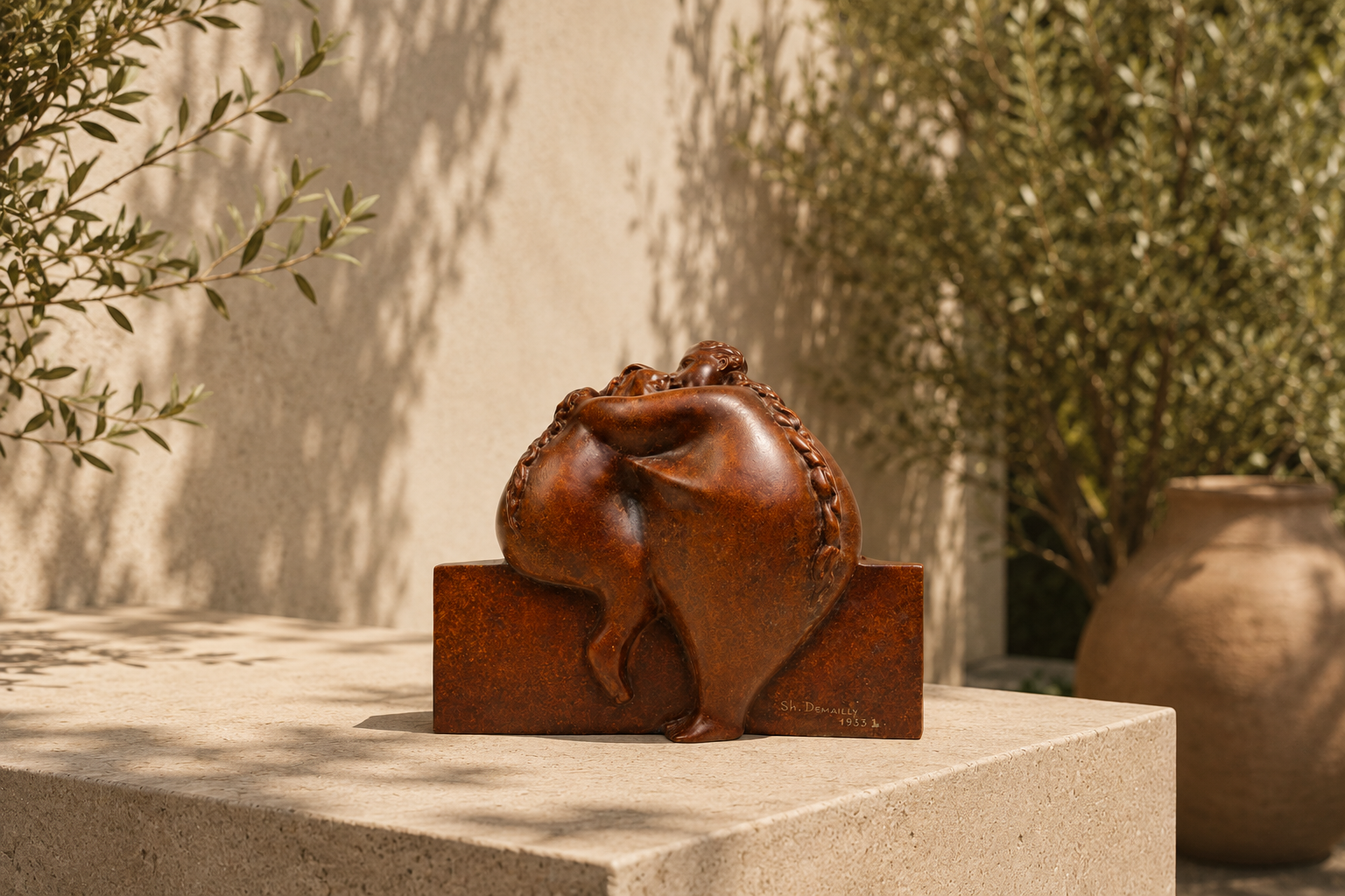 The Hug – Bronze Art