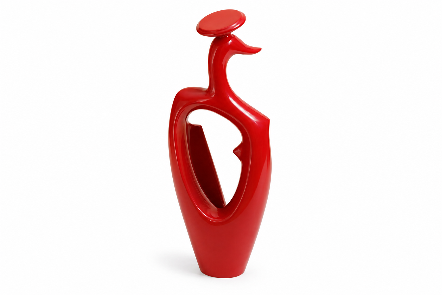 Fluid Presence – Abstract Plastic Sculpture by Nadien Nasr