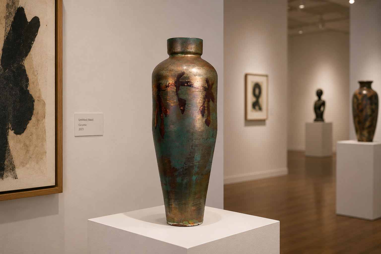 Tall Ceramic Vessel