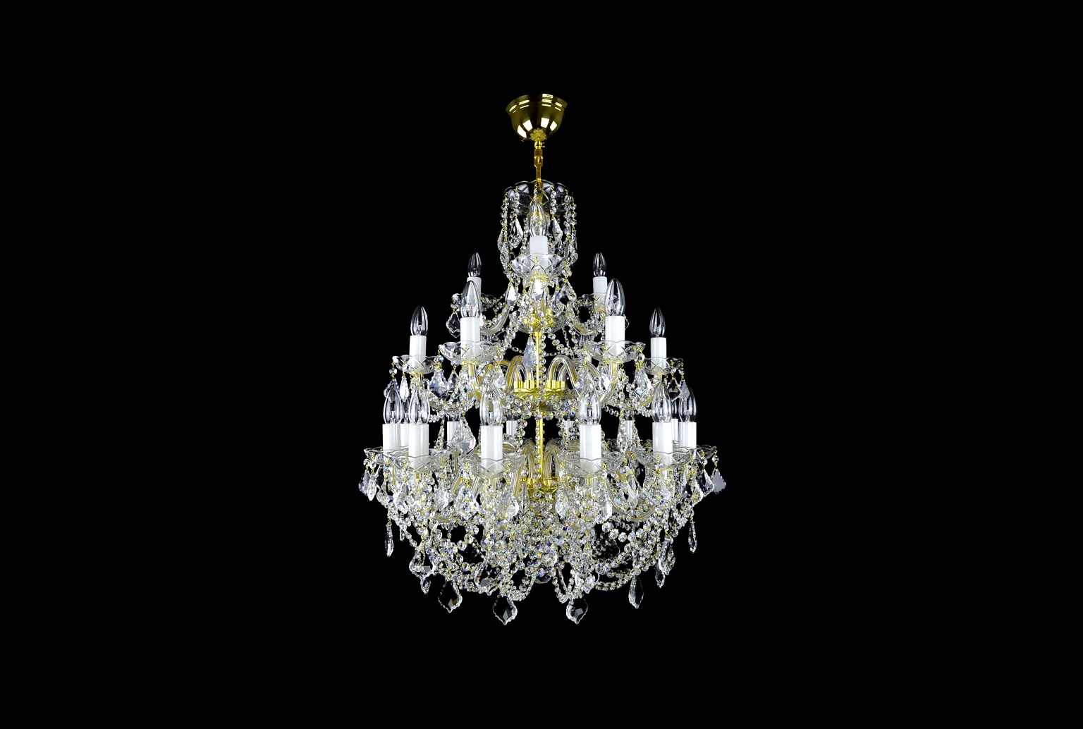 Ricamente Decorado 21 — Chandelier