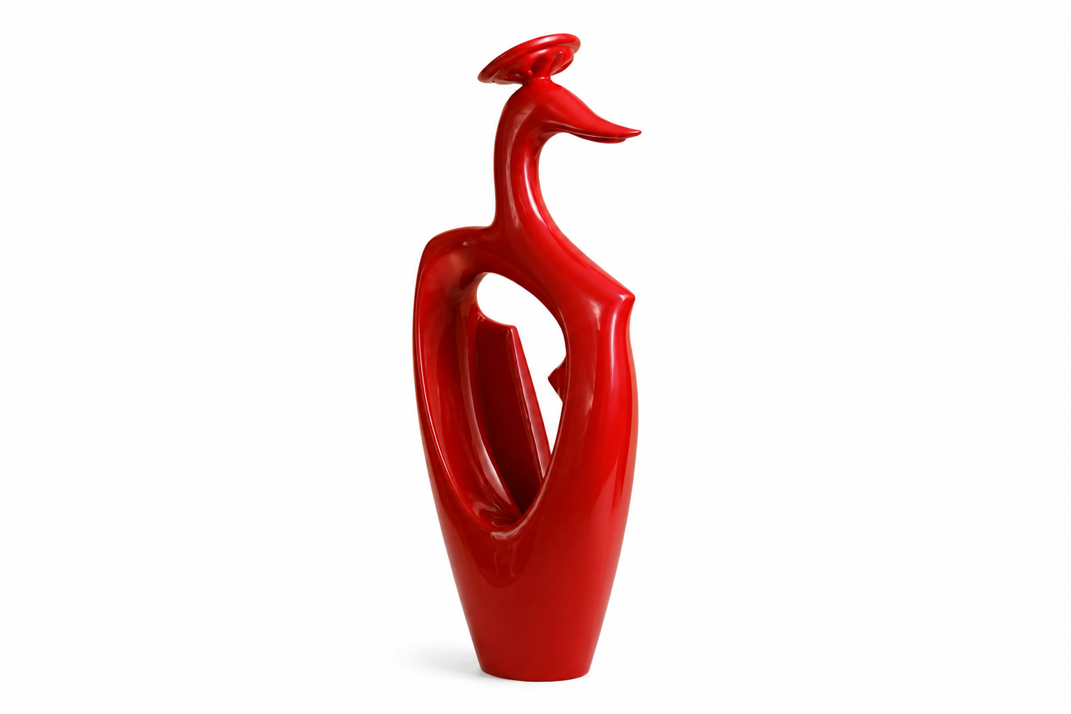 Fluid Presence – Abstract Plastic Sculpture by Nadien Nasr