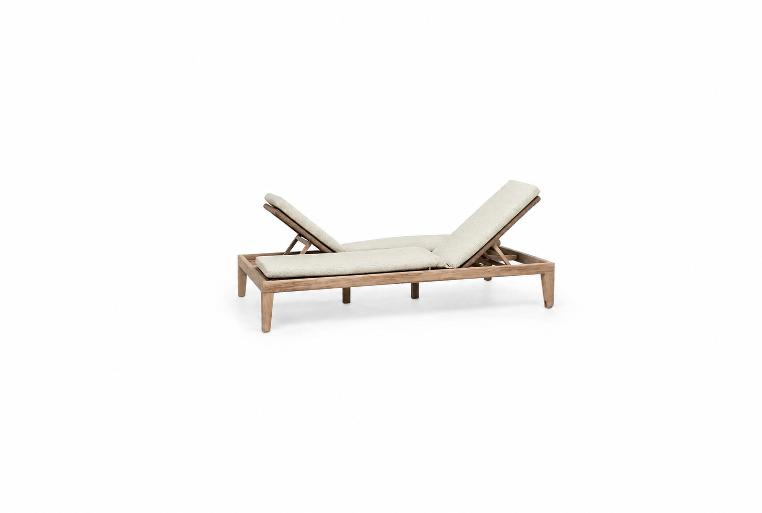 Double Sunlounger Lisa + Cushion