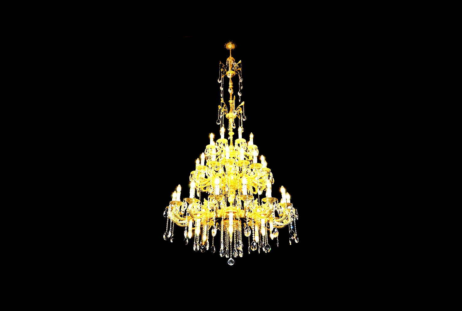 Preston 48 Gold — Chandelier