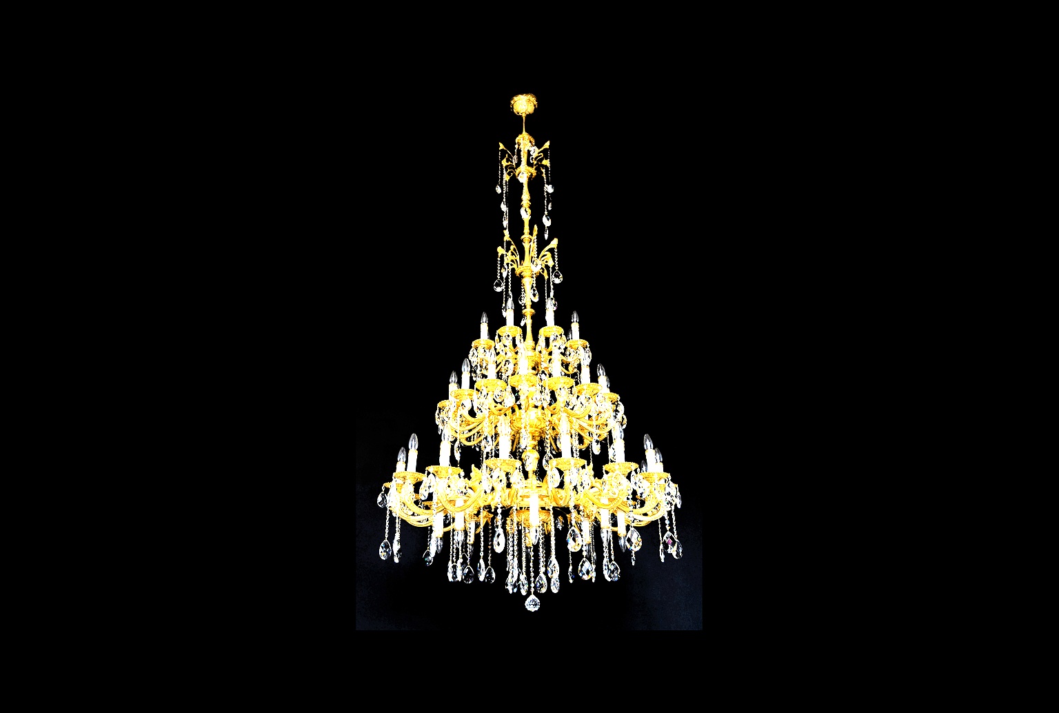 Preston 48 Gold — Chandelier